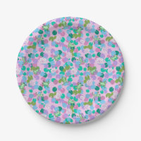 Niedliche Papiertafel aus Froschkunst mit rosa Hin