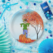 Niedliche Papiertafel für die Herbstspur Pappteller (Party)