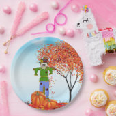 Niedliche Papiertafel für die Herbstspur Pappteller (Party)
