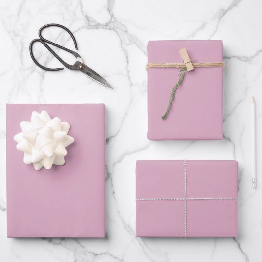Niedliche Papiertücher aus Lavendel, rosa Geschenkpapier Set (Vorderseite)