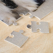 Niedliche Papillon Toy Spaniels Hunde am Dock Puzzle (Seite)