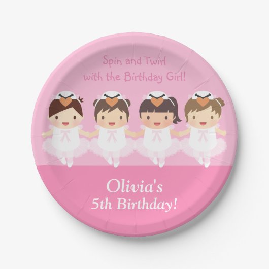 Niedliche Pappteller (Vorderseite)