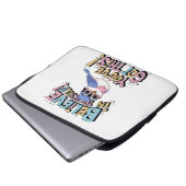 Niedliche Parrot Electronics Bag Laptopschutzhülle (Vorne Knopf)