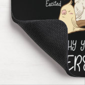 Niedliche Parrot Emotionen Persönlichkeit Attitude Mousepad (Ecke)