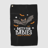 Niedliche Partie für Babyarbeit und Kinderkrankenh Golfhandtuch (Vorderseite)