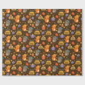 Niedliche Party Critters Geschenkpapier (Flach)