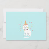 Niedliche Party Einladung (Rückseite)