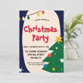 Niedliche Party Einladung (Stehend Vorderseite)