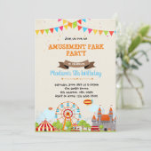 Niedliche Party Einladung (Stehend Vorderseite)