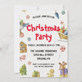 Niedliche Party Einladung