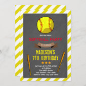 Niedliche Party Einladung (Vorne/Hinten)