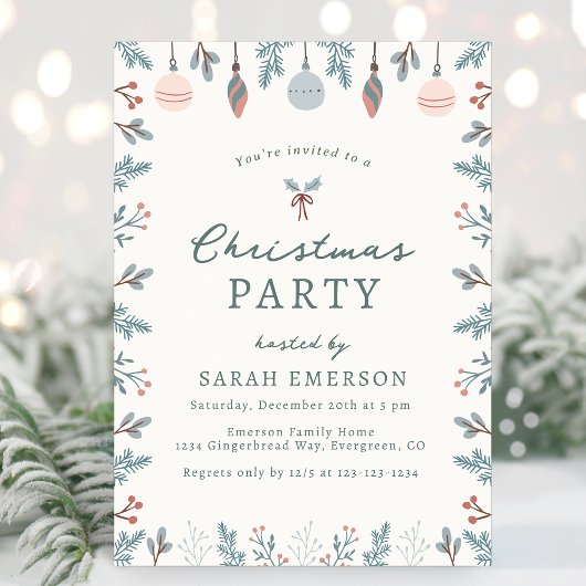 Niedliche Party Einladung