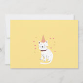 Niedliche Party Einladung (Rückseite)