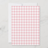 Niedliche Party Einladung für landwirtschaftliche  (Rückseite)