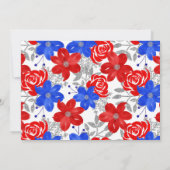 Niedliche Party Einladung vom 4. Juli (Rückseite)