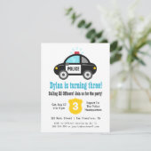 Niedliche Party Einladungen für den Kindergeburtst (Stehend Vorderseite)