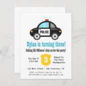 Niedliche Party Einladungen für den Kindergeburtst (Vorne/Hinten)