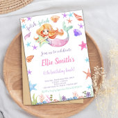 Niedliche Party-Karte für Mädchen Einladung