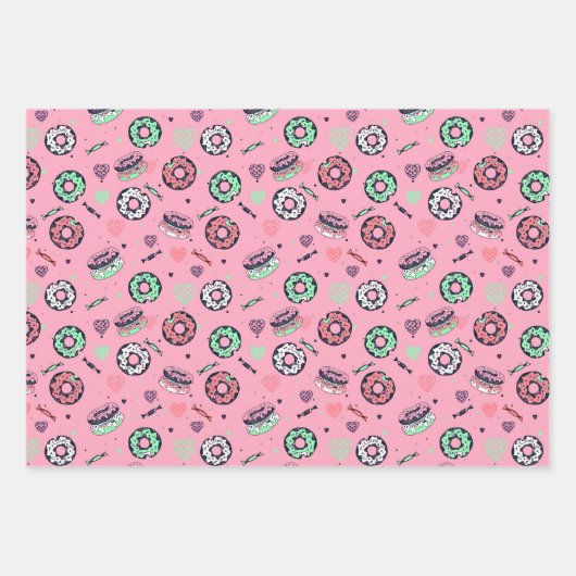 niedliche Party-Süßholzpapier Geschenkpapier Set (Vorderseite 2)