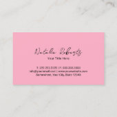 Niedliche Pasta Cupcake Bäckerei & Konditorei Koch Visitenkarte (Rückseite)