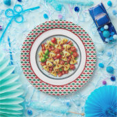 Niedliche Pasta-Fans Pappteller (Party)