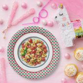 Niedliche Pasta-Fans Pappteller (Party)