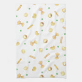 Niedliche Pasta Polka Dot Mix Geschirrtuch (Vertikal)