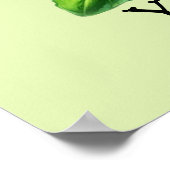 Niedliche Pasta Spaghetti Poster (Ecke)