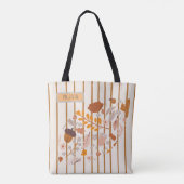 Niedliche Pastagerichte Wasserfarbe Individuelle N Tasche (Rückseite)