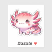 Niedliche Pastel Axolotls Neue Designs Vinyl St. Aufkleber (Blatt)