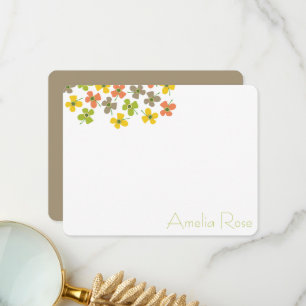 Niedliche Pastel Daisies Pop Blume Chic New Baby G Dankeskarte