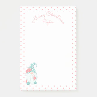 Niedliche Pastel Frohe Weihnachten, individueller  Post-it Klebezettel