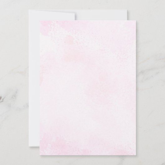 Niedliche Pastel Ghost Halloween Einladung (Rückseite)