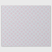 Niedliche Pastel Kawaii Bunny Dot Mandala Kunst, D Geschenkpapier (Flach)