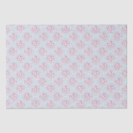 Niedliche Pastel Kawaii Bunny Dot Mandala Kunst, D Seidenpapier