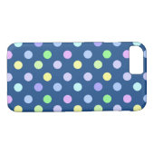 Niedliche Pastel Polka Dot Pattern Case-Mate iPhone Hülle (Rückseite (Horizontal))