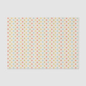 Niedliche Pastel Polka Dot Pattern Seidenpapier (Vorderseite)