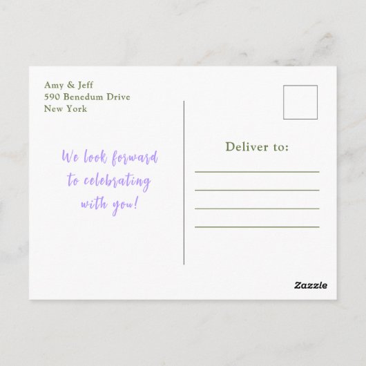 Niedliche Pastel Pumpkins Kinderdusche Postkarte (Rückseite)