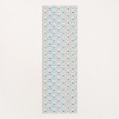 Niedliche Pastel Rainbow Pattern Yoga Mat Yogamatte (Vorderseite)