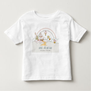 Niedliche Pastel Sweet Time Candy Land Kindergebur Kleinkind T-shirt