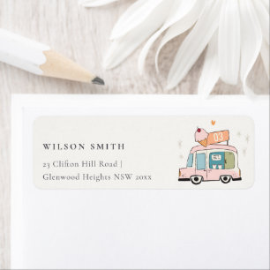 Niedliche Pastel Sweet Time Ice Truck Adresse
