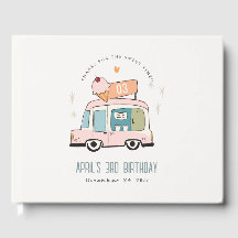 Niedliche Pastel Sweet Time Ice Truck Geburtstag