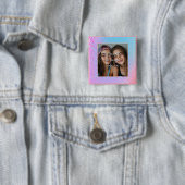 Niedliche Pastel Vaporwave Strip Foto Border Button (Beispiel)