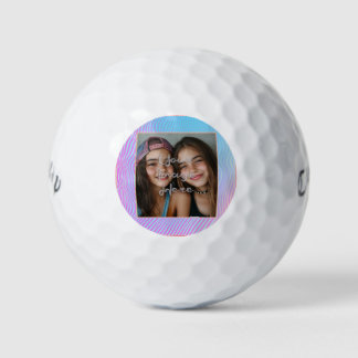 Niedliche Pastel Vaporwave Strip Foto Border Golfball