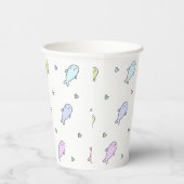 Niedliche Pastel Whales Kinderdusche oder Kinderge Pappbecher (Rechts)