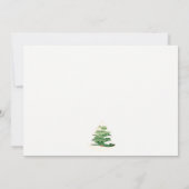 Niedliche Pastel Winter Pinguin Kinder jeden Alter Mitteilungskarte (Rückseite)