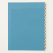 Niedliche Pastelbäume Planer (Rückseite)