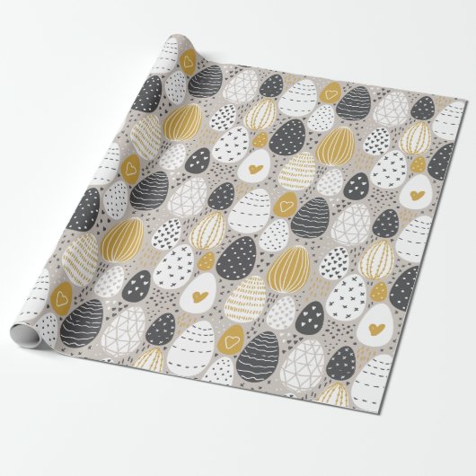 Niedliche Pasteleier Geschenkpapier (Ungerollt)