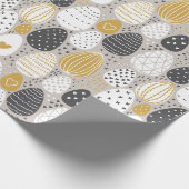 Niedliche Pasteleier Geschenkpapier (Ecke)