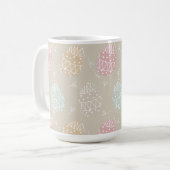 Niedliche Pasteleier Kaffeetasse (Vorderseite Links)